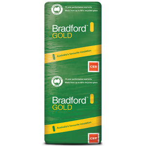 Bradford Gold Ceiling Batts -  R3.0 - The Insulation Depot